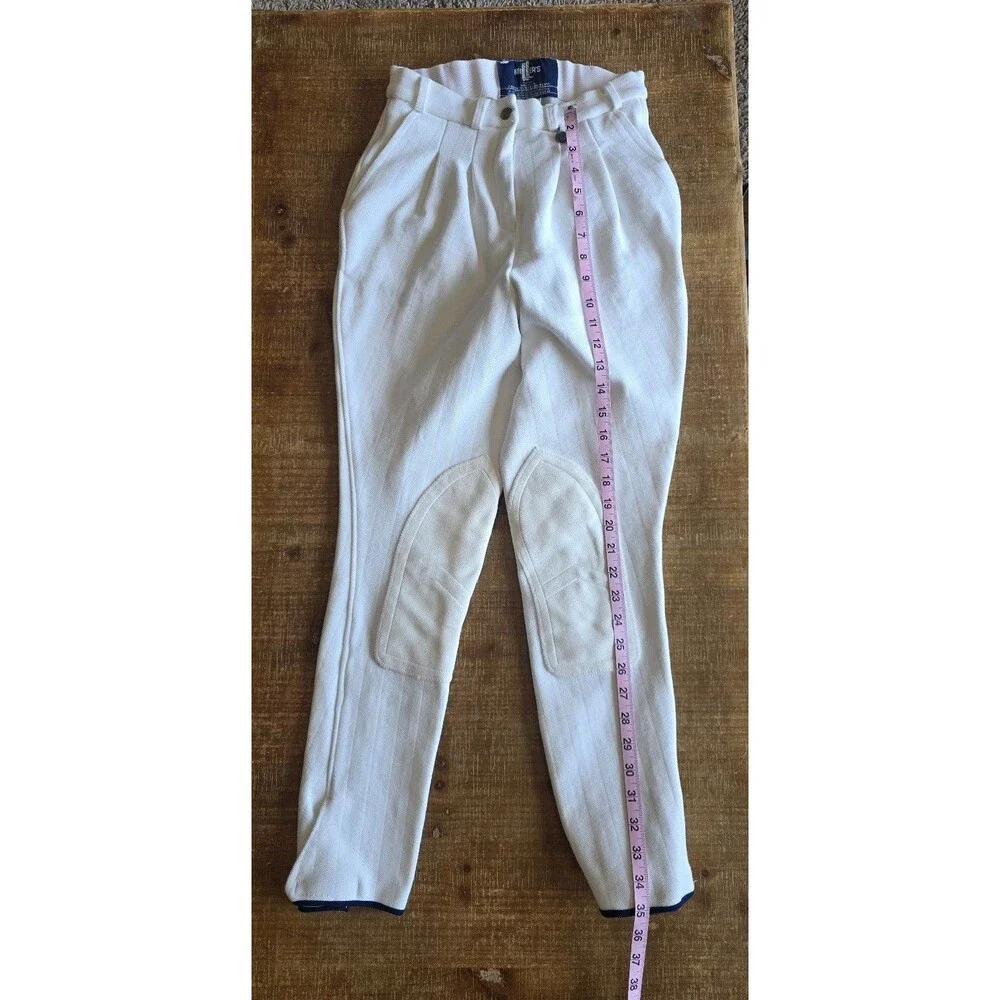 Miller riding/ equestrian white pants size‎ 26 made in USA